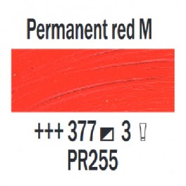Farba olejna Rembrandt 15ml seria 3 - kolor 377 Permanent red M